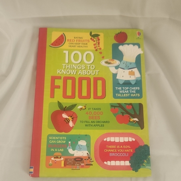 Born 100 Things to Know About Food Book - Red and Green - Picture 1 of 3